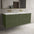 Scanalato Four Drawer Vanity Unit With Beyondstone Double Basin - Seaweed 1400mm