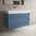 Scanalato Double Drawer Vanity Unit  With Beyondstone BLOC Basin - Soft Blue 1000mm