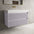 Scanalato Double Drawer Vanity Unit  With Beyondstone BLOC Basin - Soft Violet 1000mm