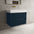 Scanalato Double Drawer Vanity Unit  With Beyondstone BLOC Basin - Midnight Blue 800mm