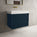 Scanalato Double Drawer Vanity Unit  With Beyondstone BLOC Basin - Midnight Blue 800mm