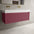 Scanalato Single Drawer Vanity Unit With Beyondstone BLOC Double Basin - Mineral Red 1200mm