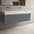 Scanalato Double Drawer Vanity Unit With Beyondstone BLOC Double Basin - Dove Grey 1400mm