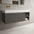 Scanalato Single Drawer Vanity Unit With Open Storage Space And Beyondstone BLOC Basin - Rich Taupe 1200mm