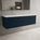 Scanalato Double Drawer Countertop Vanity Unit - Midnight Blue 1400mm