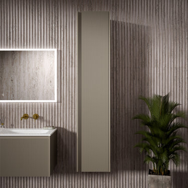 Scanalato Tall Wall Cabinet - Soft Taupe 350mm x 1650mm