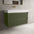 Scanalato Double Drawer Vanity Unit  With Beyondstone BLOC Basin - Seaweed 1000mm
