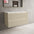 Scanalato Double Drawer Countertop Vanity Unit - Cashmere 1000mm