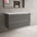 Scanalato Double Drawer Countertop Vanity Unit - Rich Taupe 1000mm