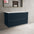 Scanalato Double Drawer Countertop Vanity Unit - Midnight Blue 1000mm