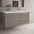 Scanalato Four Drawer Vanity Unit With Beyondstone Double Basin - Soft Taupe 1200mm