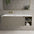 Scanalato Single Drawer Vanity Unit With Open Storage Space And Left Hand Beyondstone Basin - Soft Taupe 1200mm