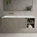 Scanalato Single Drawer Vanity Unit With Open Storage Space And Left Hand Beyondstone Basin - Soft Taupe 1200mm