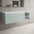 Scanalato Single Drawer Countertop Vanity Unit With Open Storage Space - Peppermint 1200mm