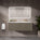 Scanalato Single Drawer Vanity Unit With Beyondstone Double Basin - Soft Taupe 1200mm