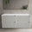 Scanalato Four Drawer Countertop Vanity Unit - Soft Grey 1200mm