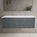 Scanalato Single Drawer Countertop Vanity Unit - Slate Grey 1200mm