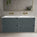 Scanalato Four Drawer Vanity Unit With Beyondstone Double Basin - Slate Grey 1200mm