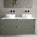 Scanalato Four Drawer Countertop Vanity Unit - Pistachio 1200mm