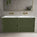 Scanalato Four Drawer Vanity Unit With Beyondstone Double Basin - Seaweed 1200mm