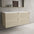 Scanalato Four Drawer Countertop Vanity Unit - Cashmere 1200mm