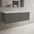 Scanalato Single Drawer Countertop Vanity Unit - Rich Taupe 1200mm