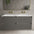 Scanalato Four Drawer Vanity Unit With Beyondstone Double Basin - Rich Taupe 1200mm
