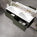 Scanalato Double Drawer Vanity Unit With Beyondstone Double Basin - Pistachio 1400mm
