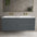 Scanalato Four Drawer Vanity Unit With Beyondstone Double Basin - Slate Grey 1400mm