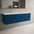 Scanalato Double Drawer Countertop Vanity Unit - Ocean Blue 1400mm