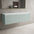 Scanalato Double Drawer Countertop Vanity Unit - Peppermint 1400mm