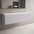 Scanalato Double Drawer Countertop Vanity Unit - Soft Violet 1400mm