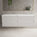 Scanalato Four Drawer Countertop Vanity Unit - Pure White 1600mm