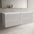 Scanalato Four Drawer Countertop Vanity Unit - Pure White 1600mm