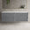Scanalato Four Drawer Countertop Vanity Unit - Dove Grey 1600mm