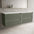 Scanalato Four Drawer Countertop Vanity Unit - Pistachio 1600mm