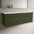 Scanalato Four Drawer Countertop Vanity Unit - Seaweed 1600mm