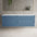 Scanalato Four Drawer Countertop Vanity Unit - Soft Blue 1600mm