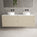 Scanalato Four Drawer Countertop Vanity Unit - Cashmere 1600mm