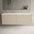 Scanalato Four Drawer Countertop Vanity Unit - Cashmere 1600mm