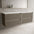 Scanalato Four Drawer Countertop Vanity Unit - Soft Taupe 1600mm