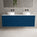 Scanalato Four Drawer Countertop Vanity Unit - Ocean Blue 1600mm