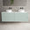 Scanalato Four Drawer Countertop Vanity Unit - Peppermint 1600mm