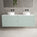 Scanalato Four Drawer Countertop Vanity Unit - Peppermint 1600mm