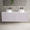 Scanalato Four Drawer Countertop Vanity Unit - Soft Violet 1600mm
