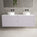 Scanalato Four Drawer Countertop Vanity Unit - Soft Violet 1600mm