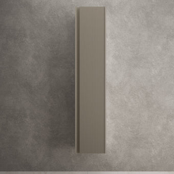 Scanalato Tall Wall Cabinet - Soft Taupe 350mm x 1650mm