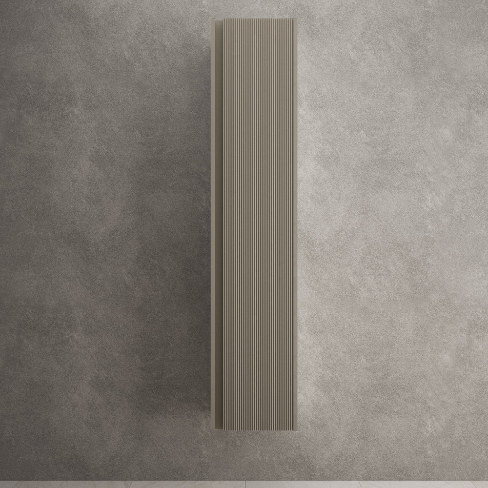 Scanalato Tall Wall Cabinet - Soft Taupe 350mm x 1650mm