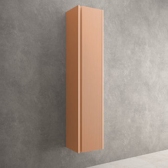 Scanalato Tall Wall Cabinet - Peach Fuzz 350mm x 1650mm