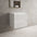 Scanalato Double Drawer Countertop Vanity Unit - Pure White 600mm